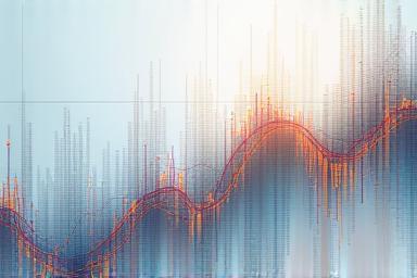 Visual representing data forecasting