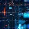 Abstract visual representing data analytics